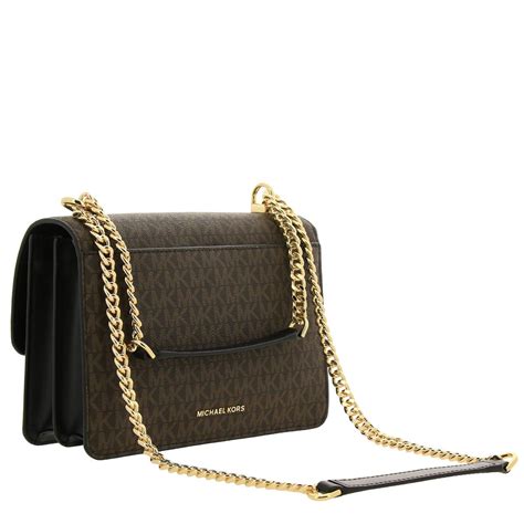 michael kors tasche braun klein kette|Michael Kors Collection .